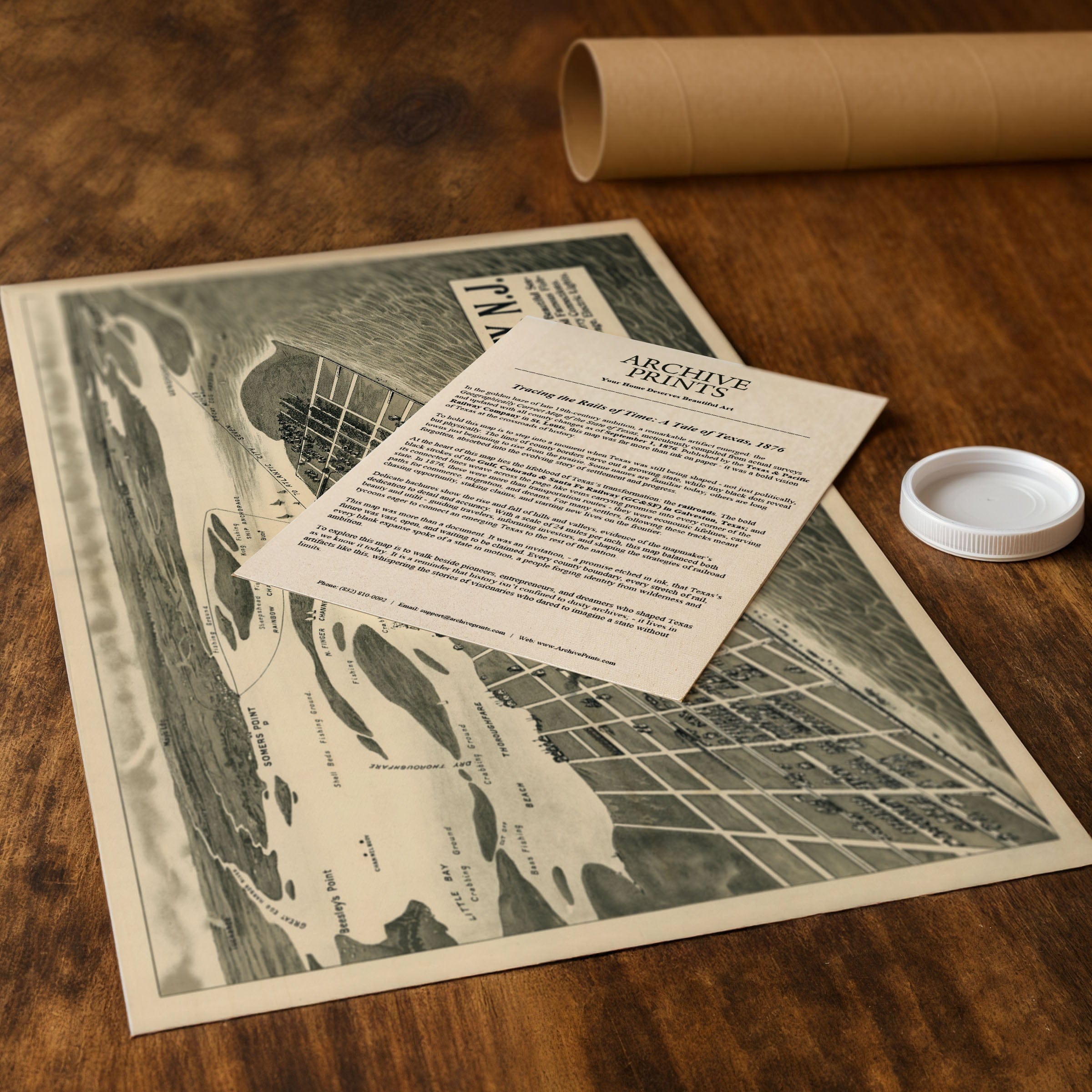 Ocean City, New Jersey Map 1903