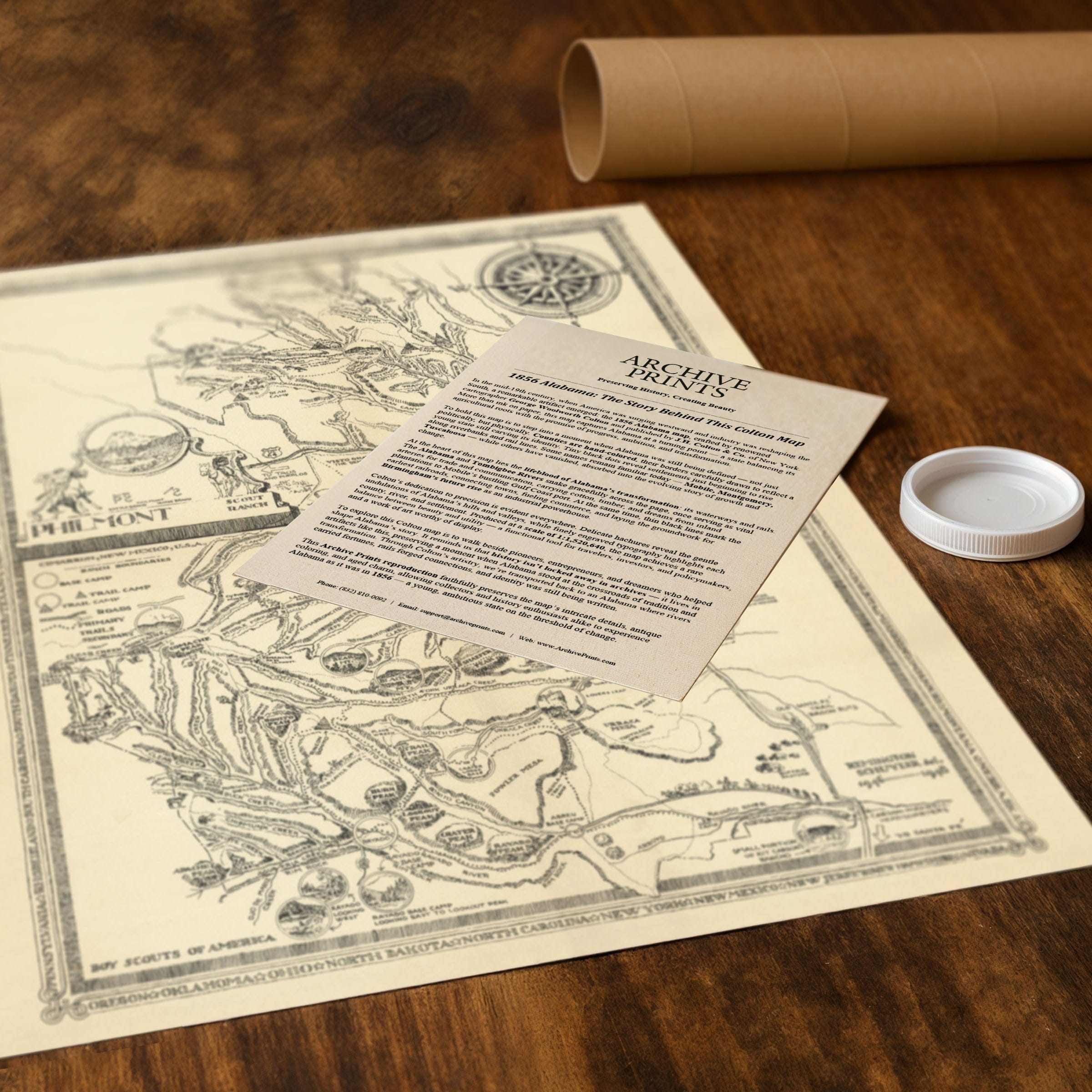 Philmont Scout Ranch Map 1948 - Archive Prints