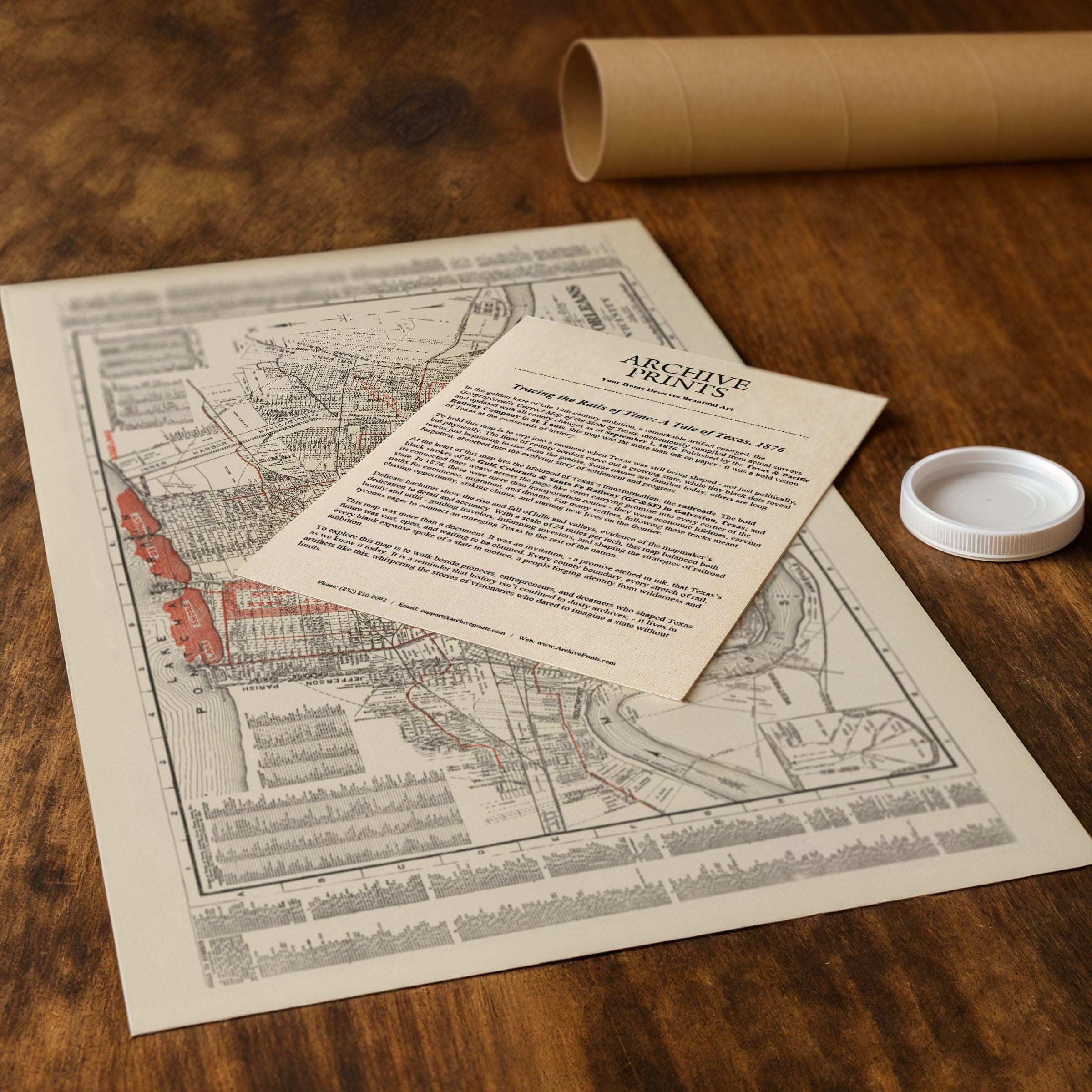 New Orleans Map 1935 - Archive Prints