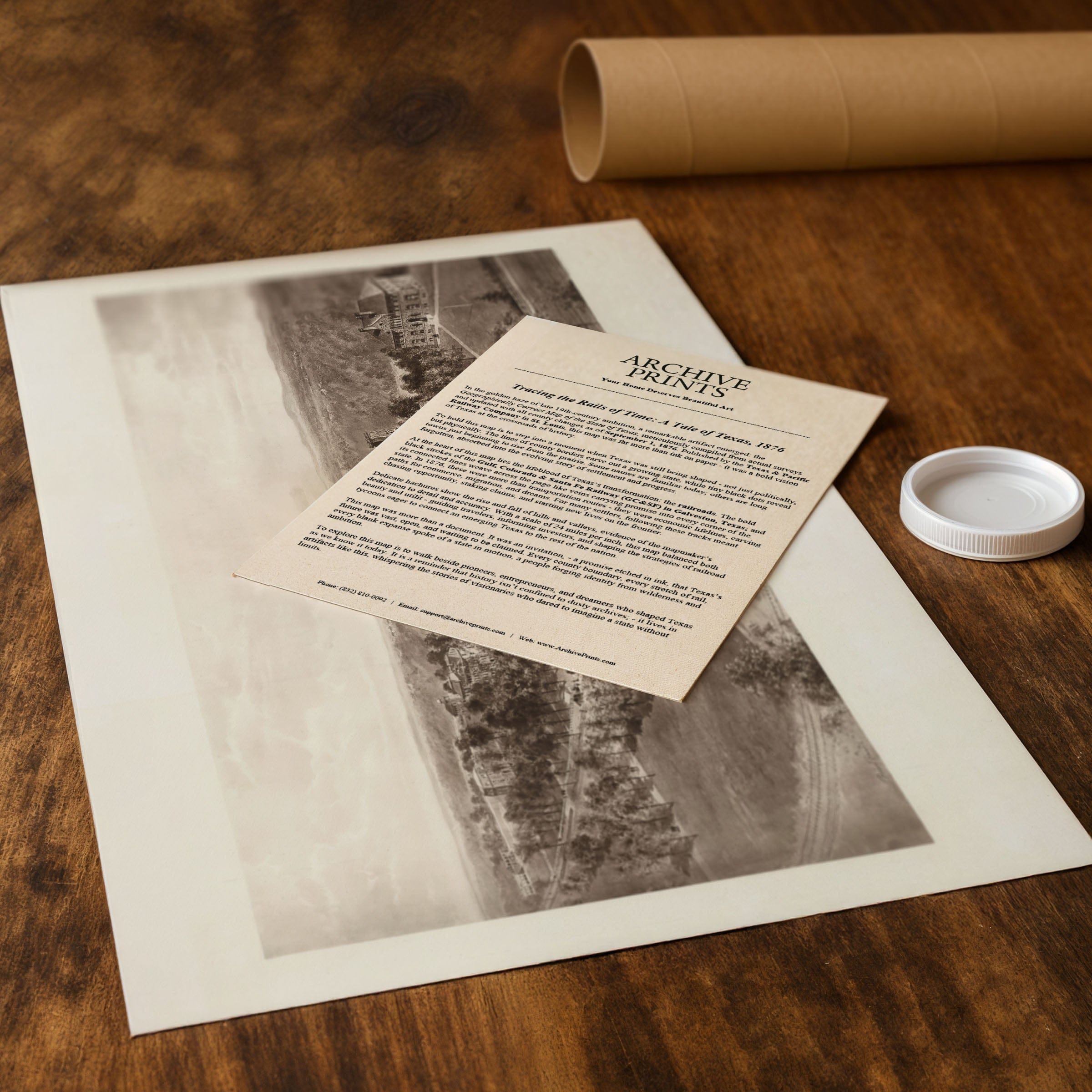 Colby College, Waterville, Maine Map - c.1909 Bird's Eye View - Archive Prints