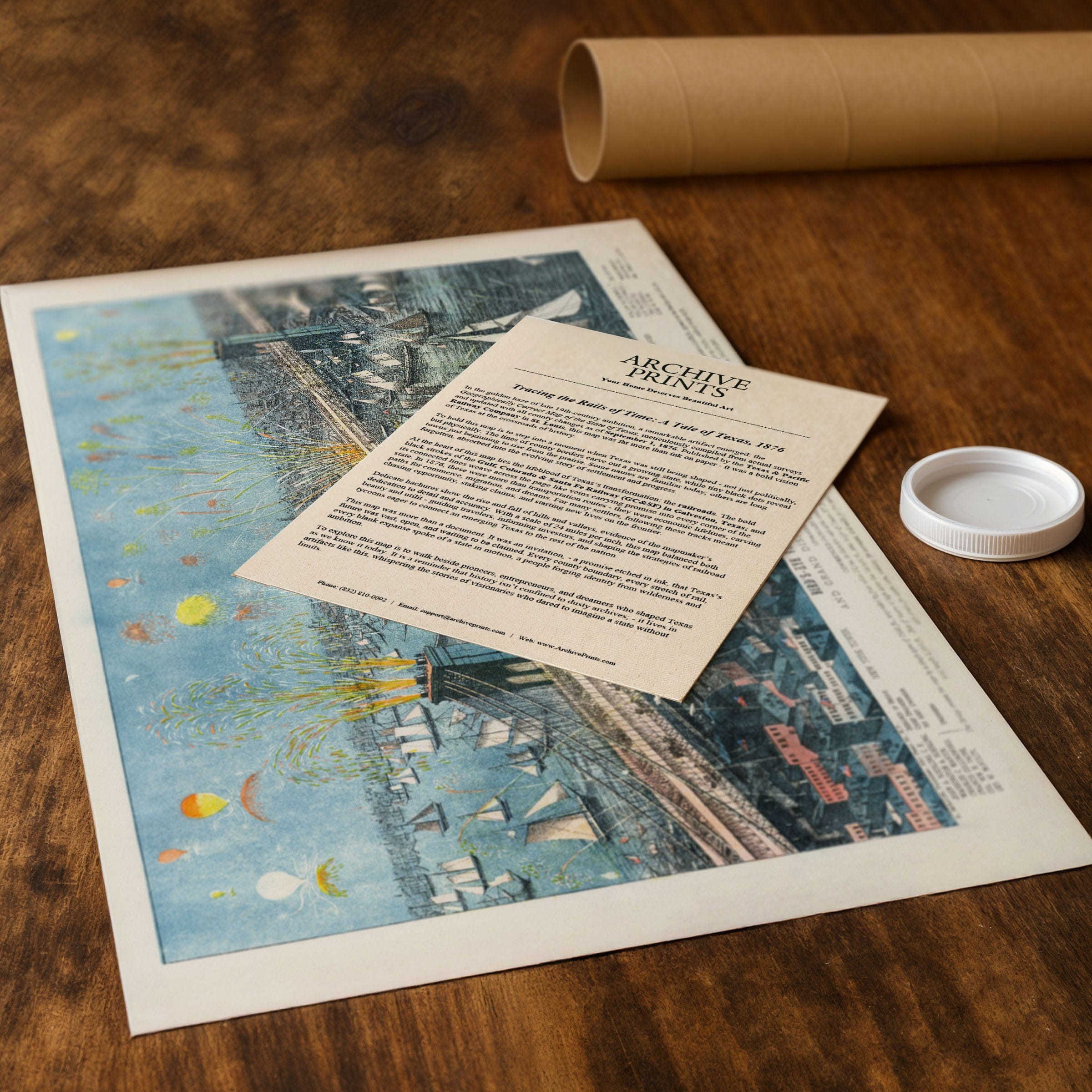 Brooklyn Bridge, New York Map 1883 - Opening Celebration