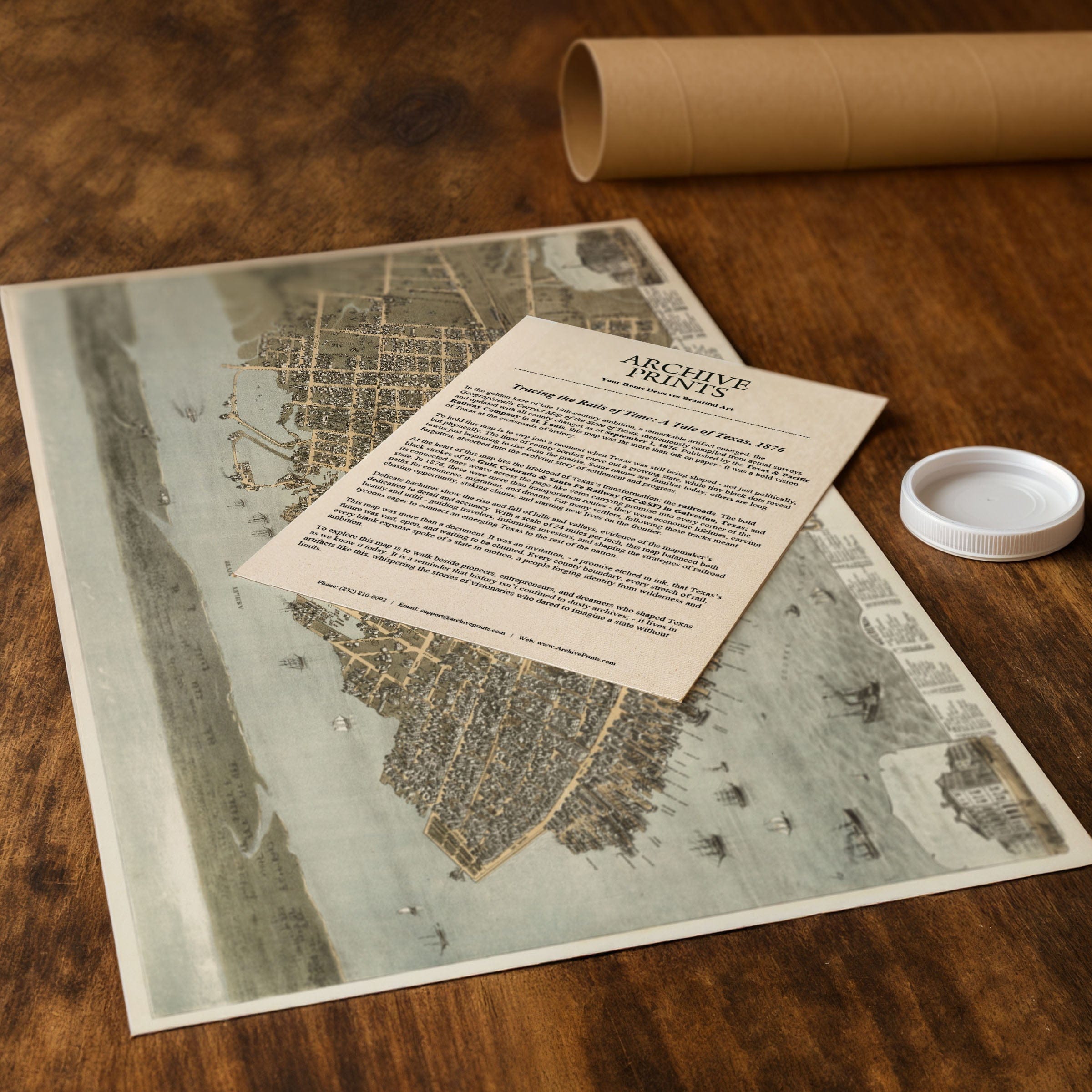 Charleston, South Carolina Map 1872 - Archive Prints