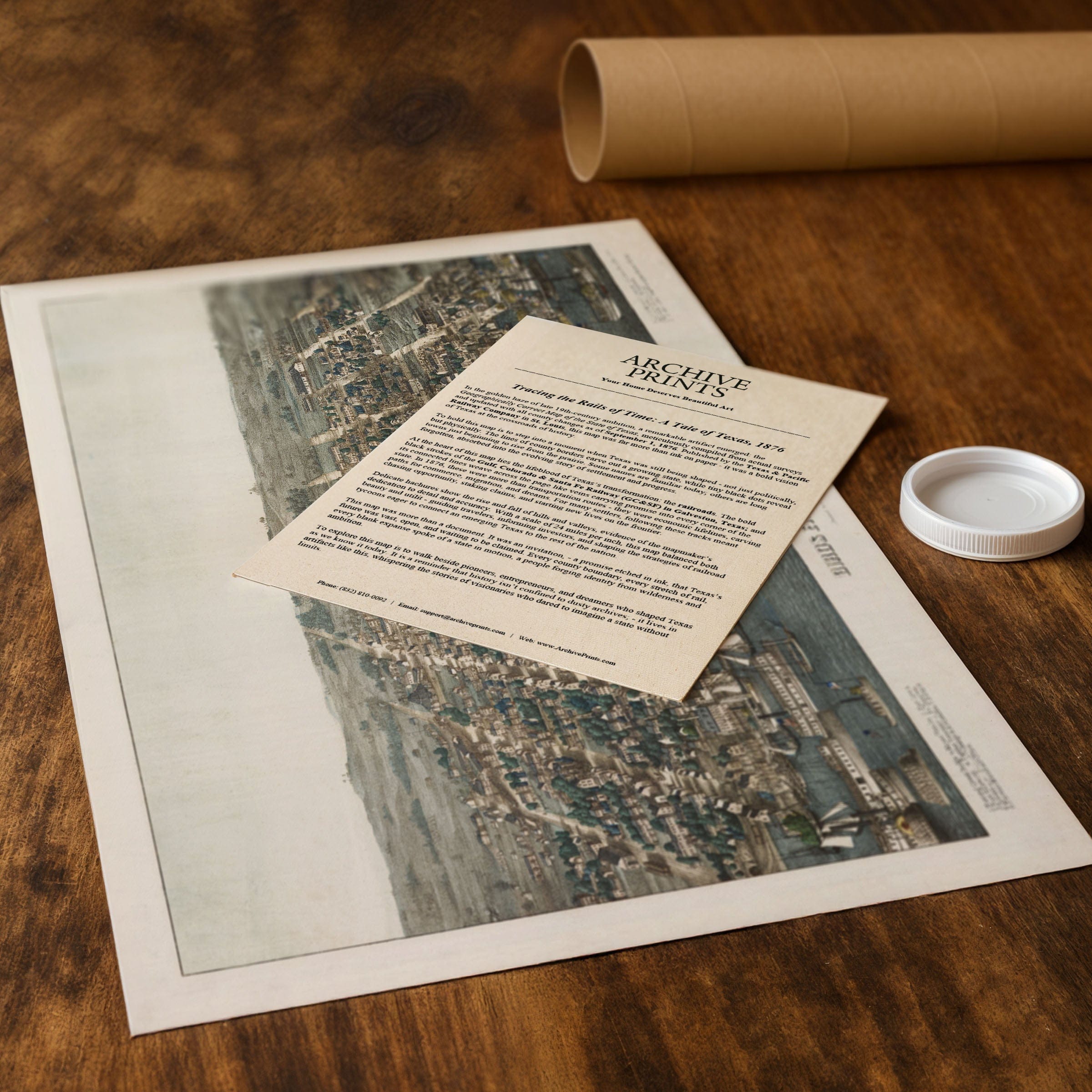 Alexandria, Virginia Map - 1863 Bird's Eye View