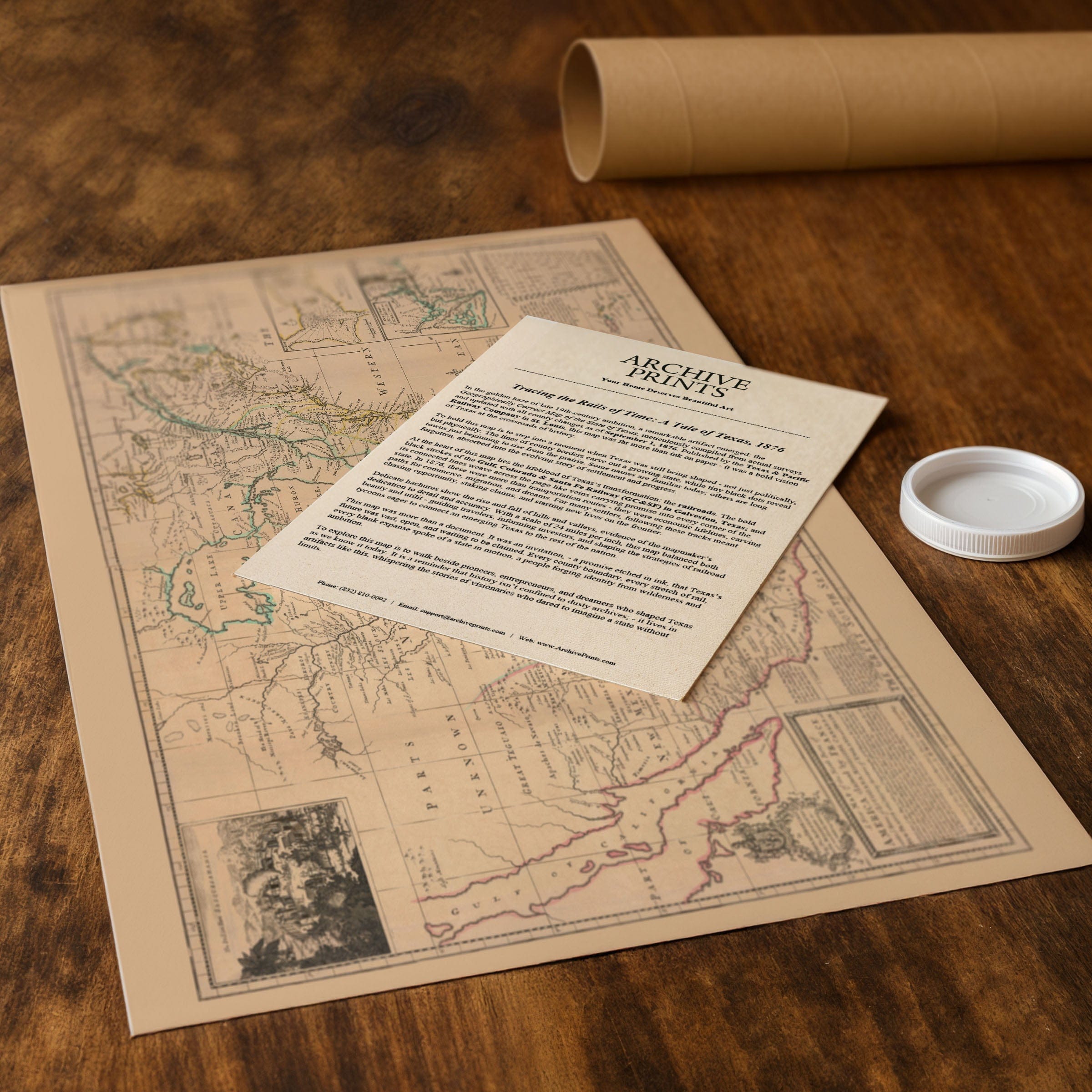 Vintage North America Map 1720 - Archive Prints