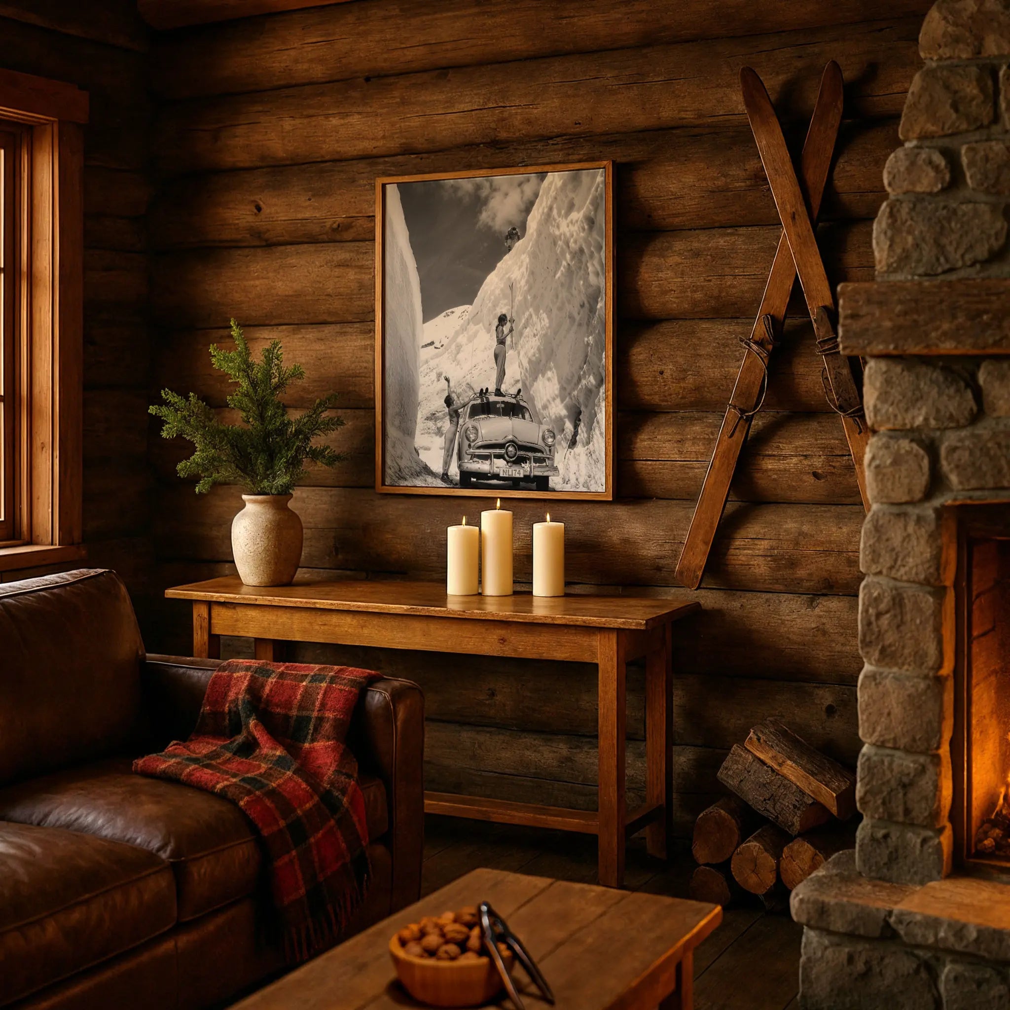 Vintage Snow Canyon Adventure in Cozy Alpine Retreat