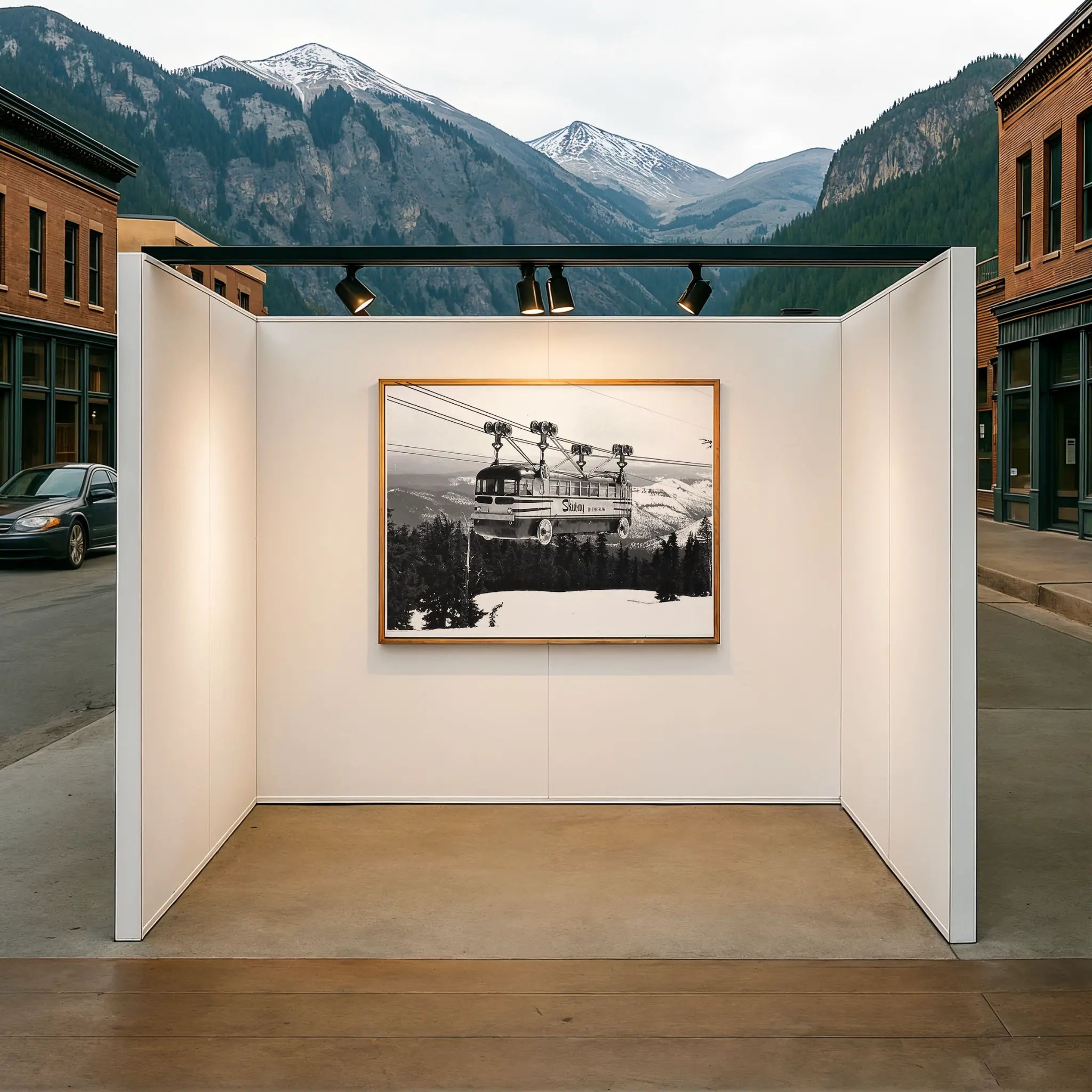 Vintage Ski Tramway Photo in Pop-Up Gallery