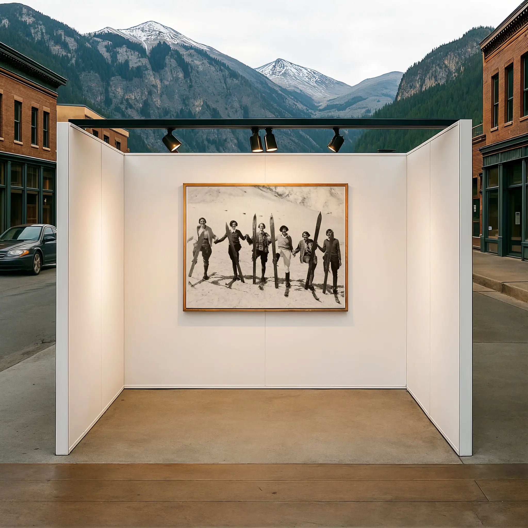 Vintage Women Skiers Photo in Pop-Up Gallery