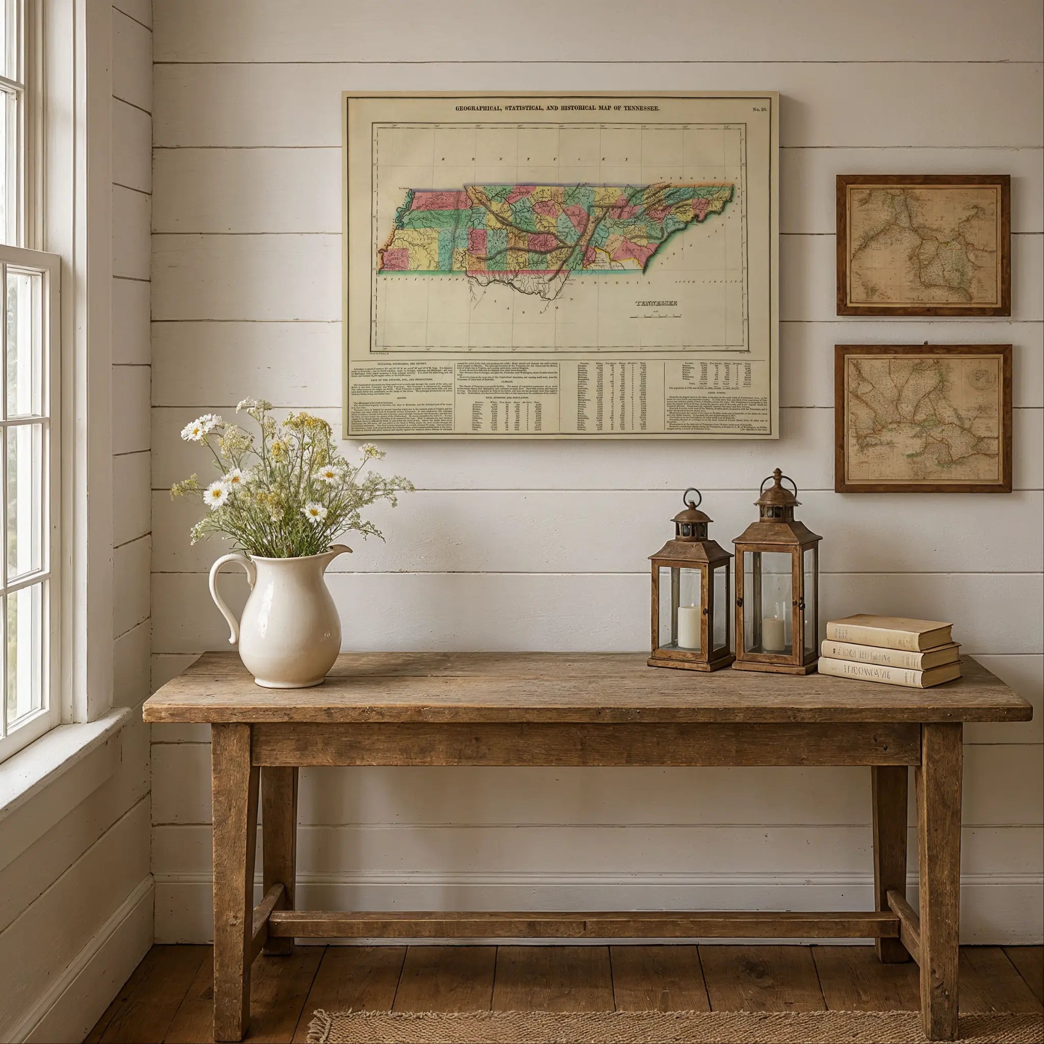 Tennessee Map - Desk Setting