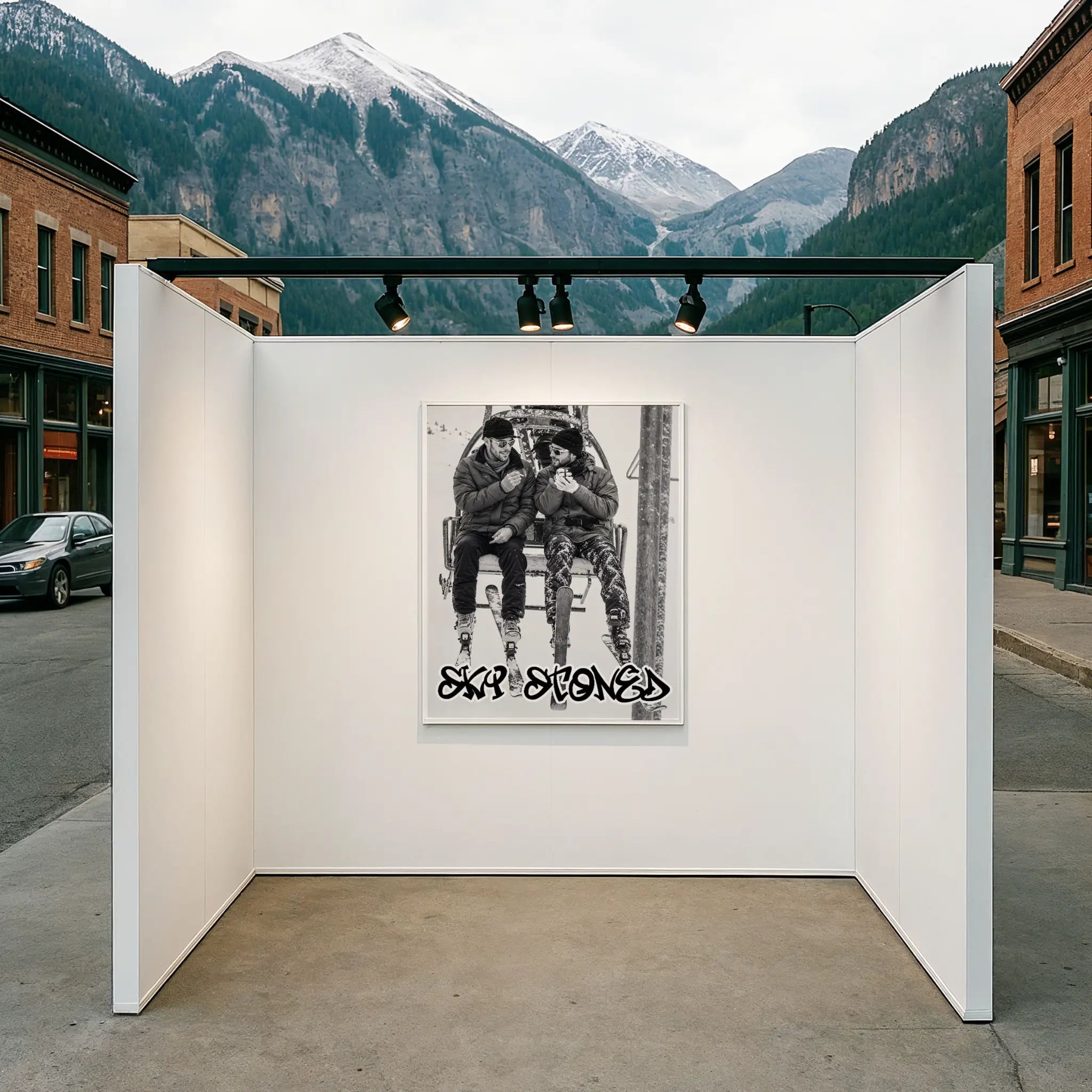 SKI STONED Art in Mountain Pop-Up Gallery