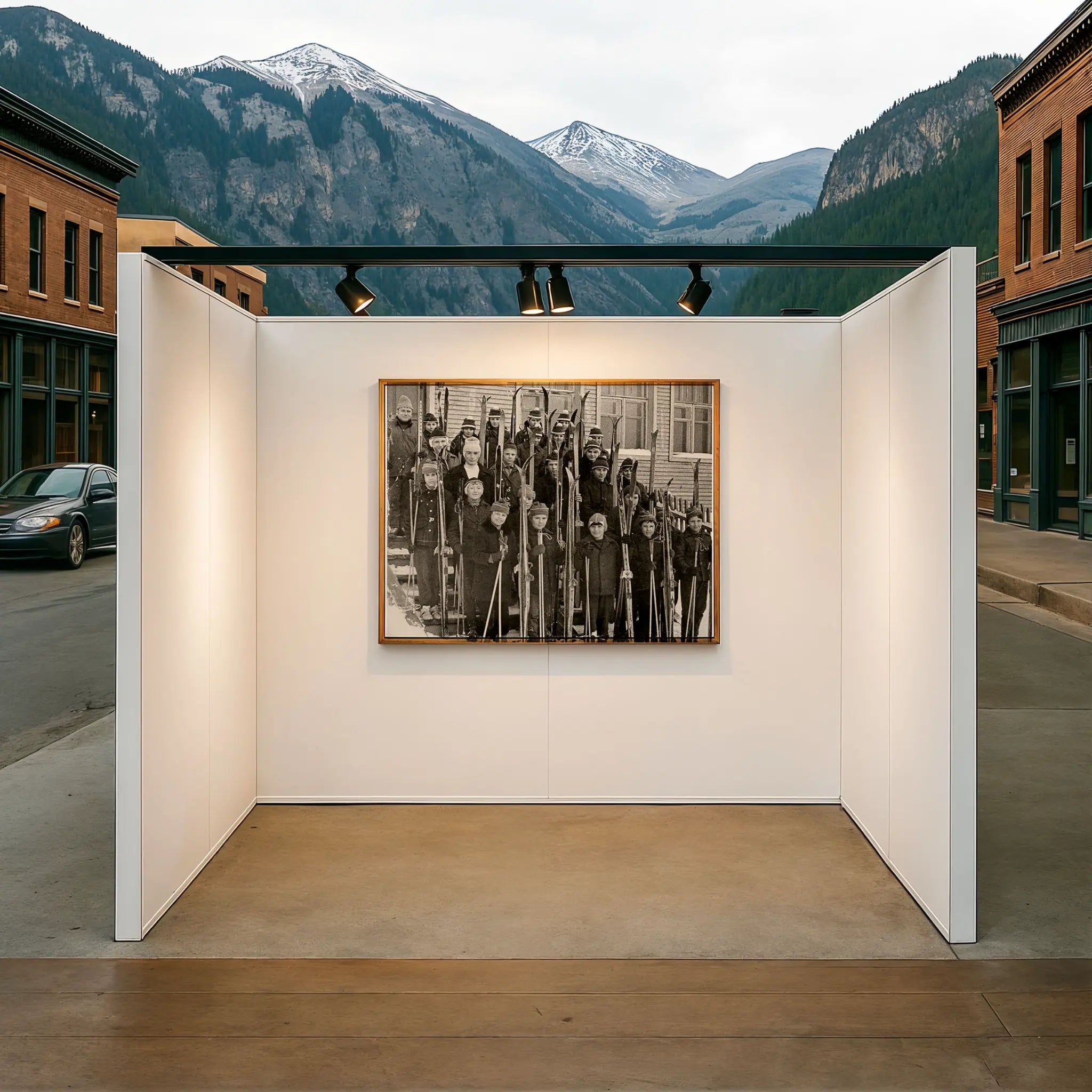 Vintage Ski Club Photo in Pop-Up Gallery