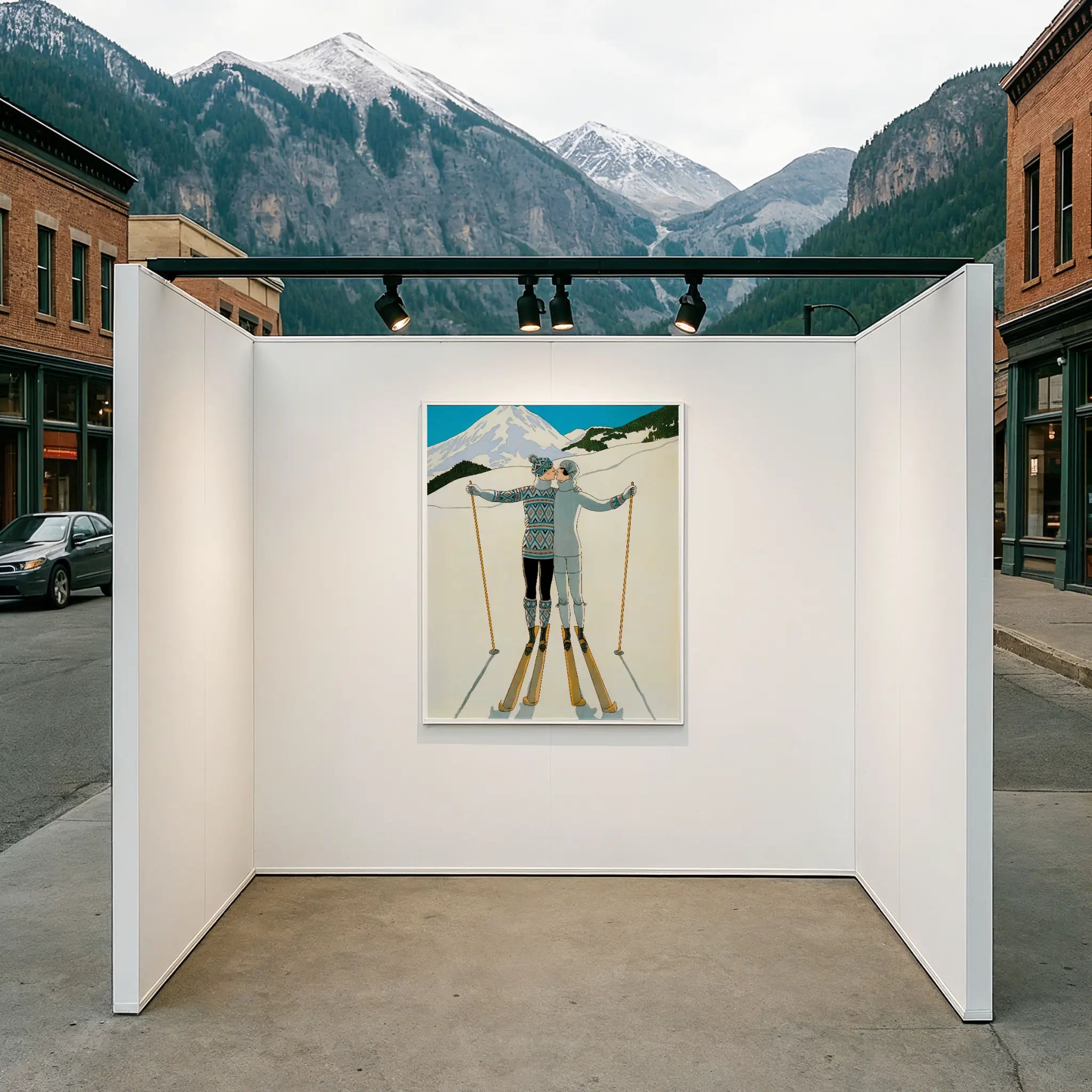 Art Deco Poster in Mountain Pop-Up Gallery