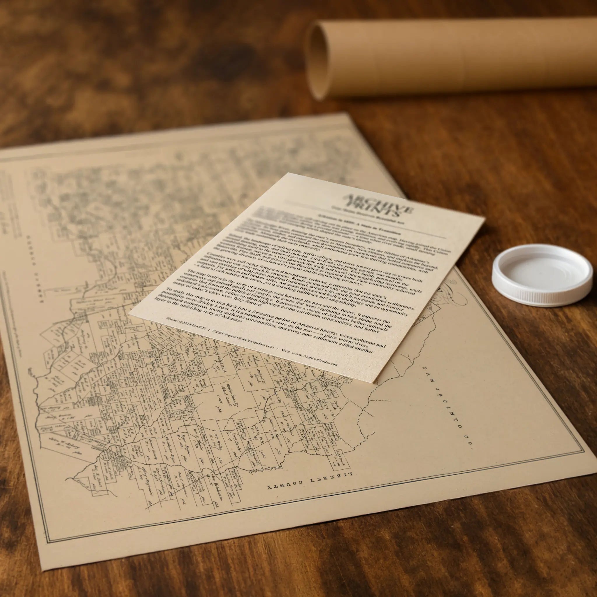 Montgomery County Map - Vintage 1880 Texas General Land Office Map