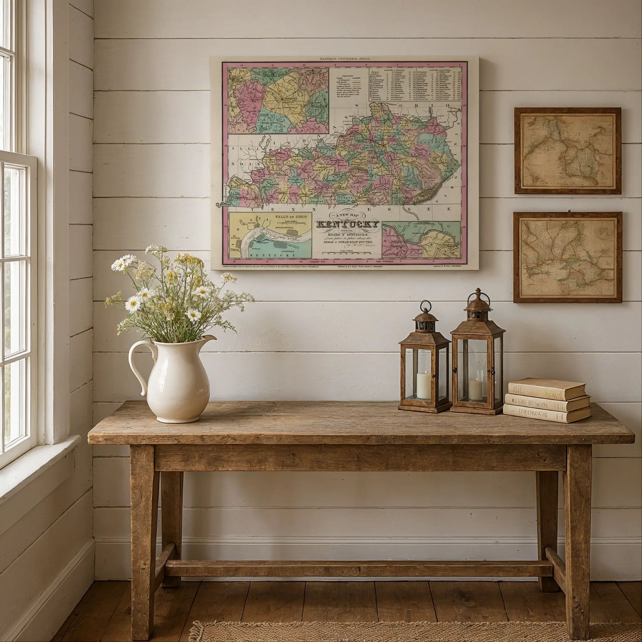 Kentucky Map - Vintage State Map by H.S. Tanner Image 6