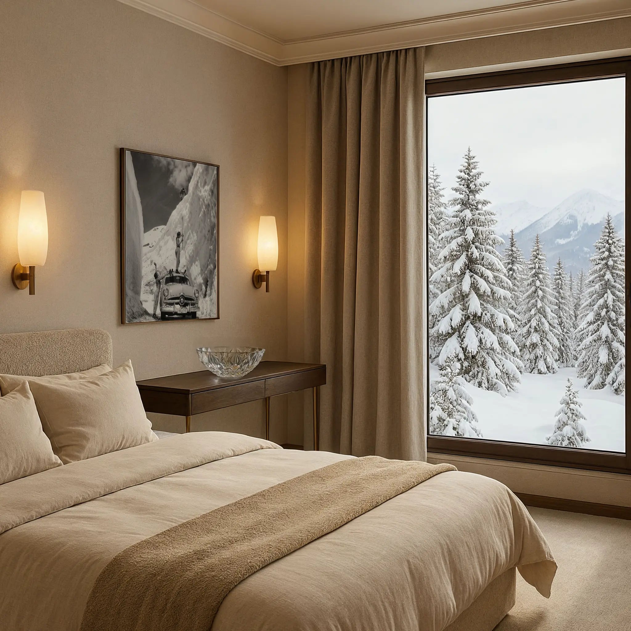 Vintage Snow Canyon Adventure in Luxury Suite Bedroom