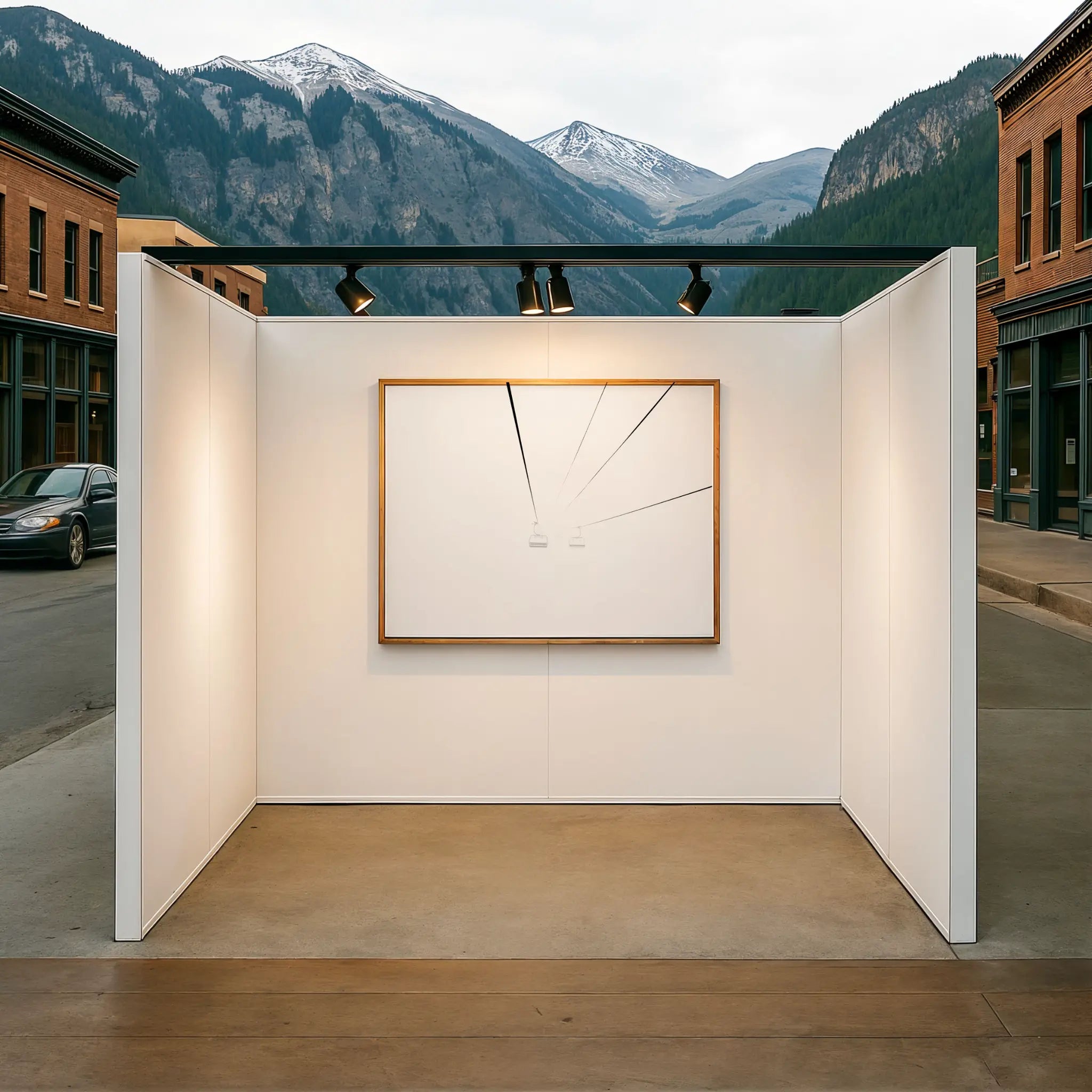 Minimalist Ski Lift Photo in Pop-Up Gallery