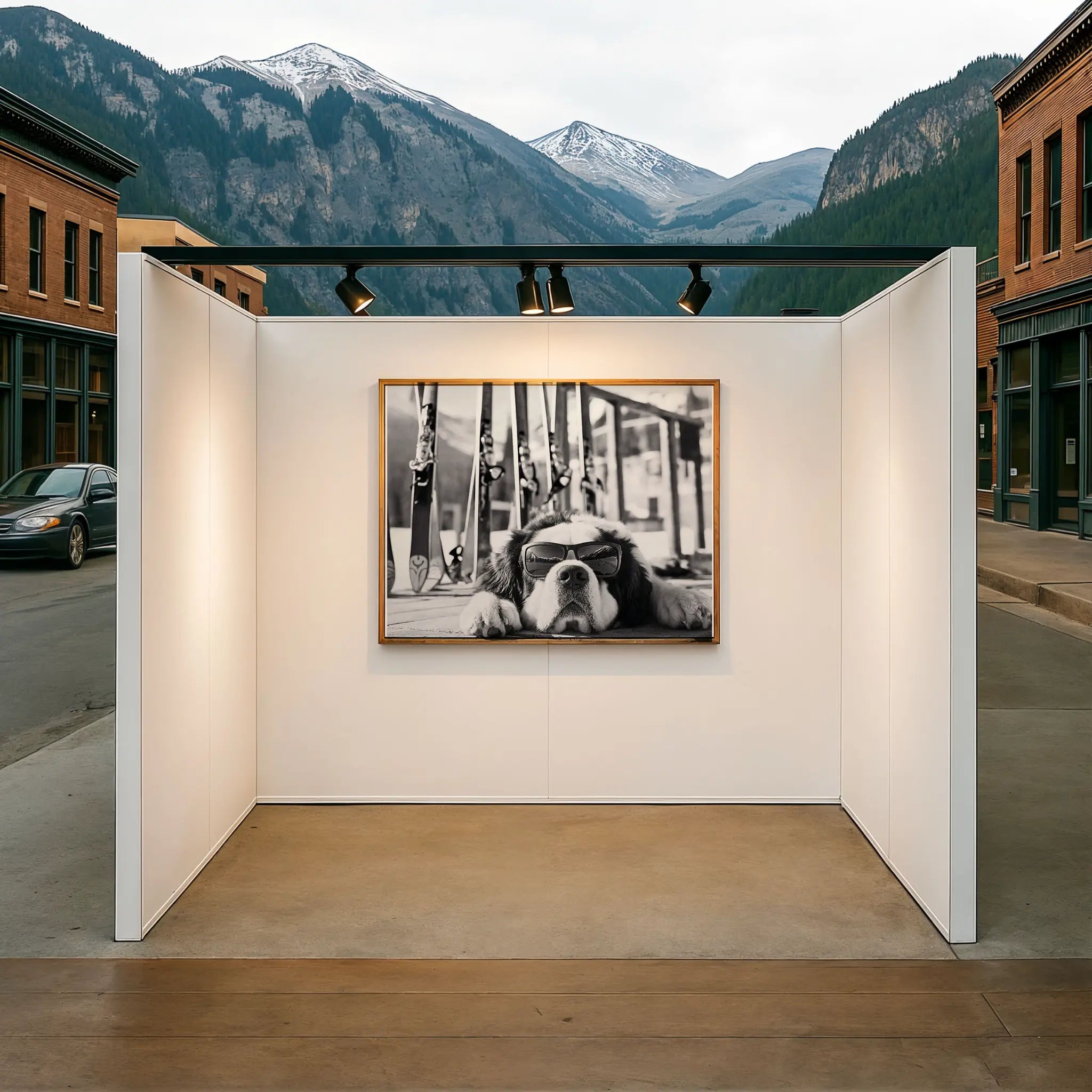 Ski Dog Photo in Mountain Town Gallery